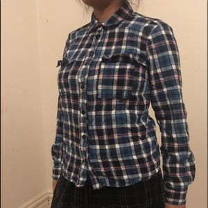 Charlotte Russe Blue Flannel